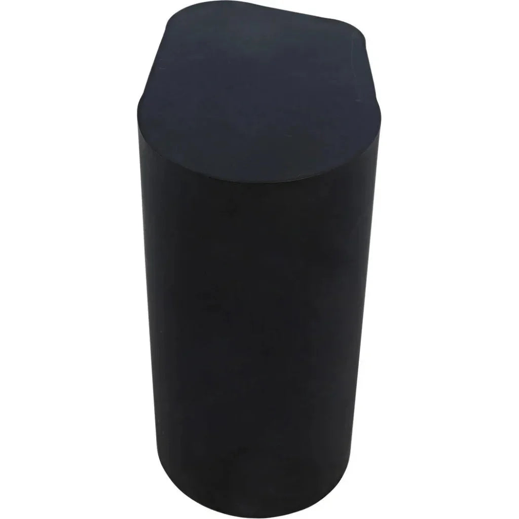 Blair Black Steel Geometric Side Table - LOOMLAN - Noir - Side Tables