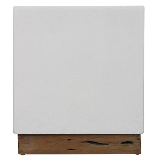 Bodhit Resin Patio End Table - LOOMLAN - Artesia - Outdoor Side Tables