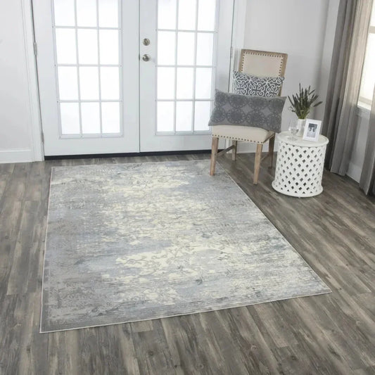 Bosk Vine Gray Kitchen Hallway Runner Rug - LOOMLAN - LOOMLAN - Area Rugs