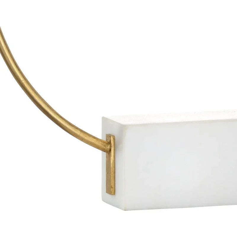 Bradshaw Orrell Ring Marble Base Table Lamp - LOOMLAN - Chelsea House - Table Lamps