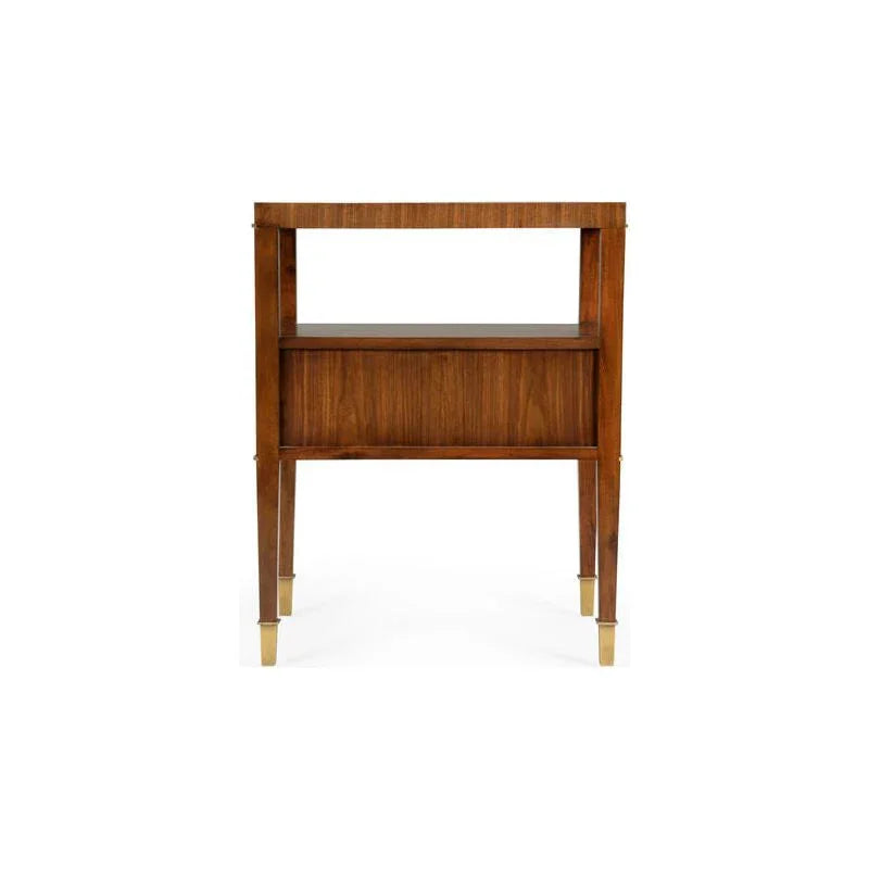 Brady Wooden Rectangular Bedside Table - LOOMLAN - Wildwood - Side Tables