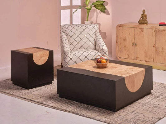 Branthe Wooden Square Side Table