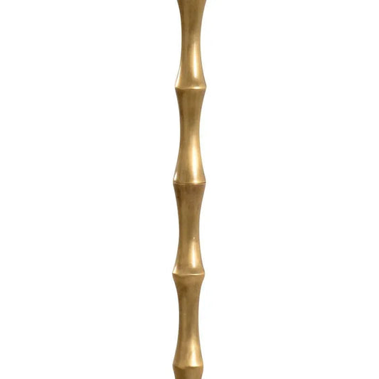 Brantley Bamboo Designed Brass Floor Lamp-Floor Lamps-Wildwood-LOOMLAN