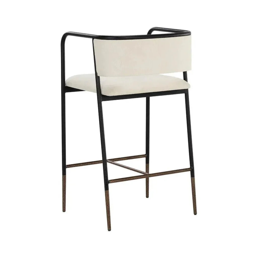 Brenan Leather Counter Stool - LOOMLAN - SUNPAN - Counter Stools