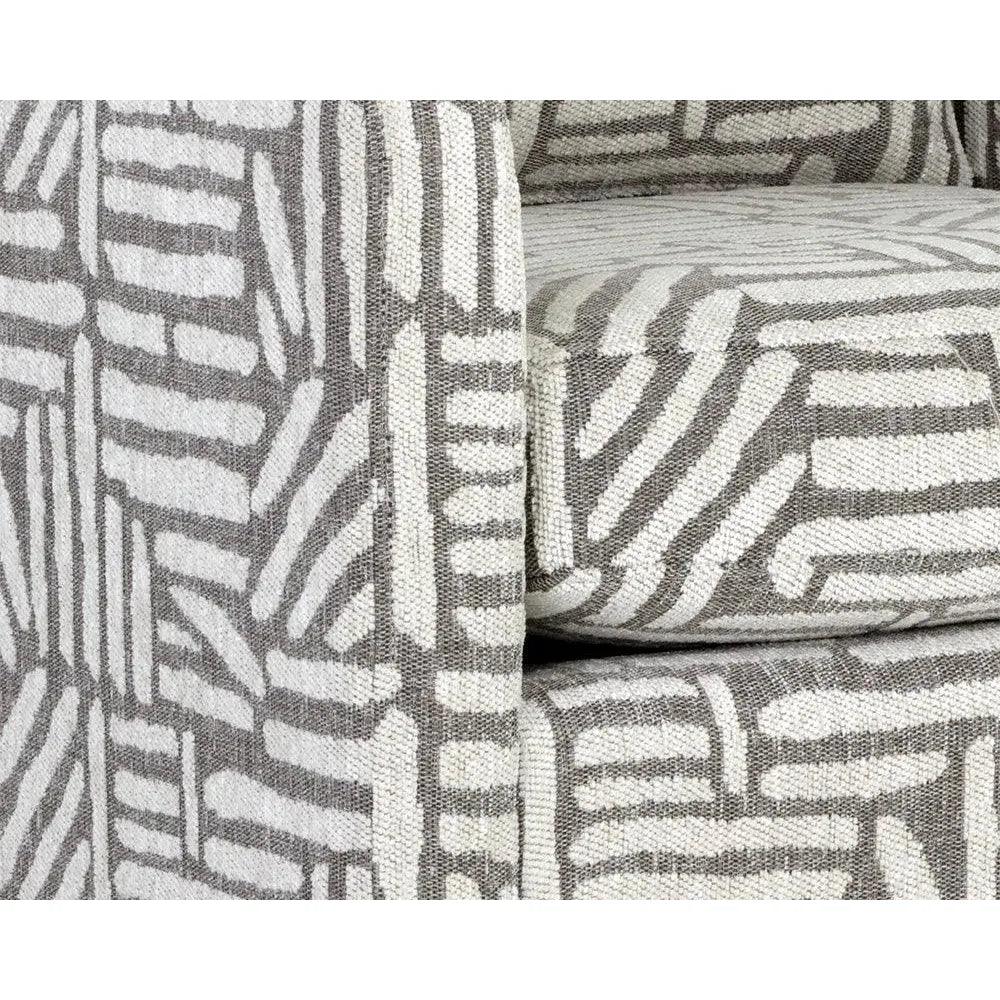 Brianna Fabric Swivel Lounge Chair - LOOMLAN - SUNPAN - Club Chairs