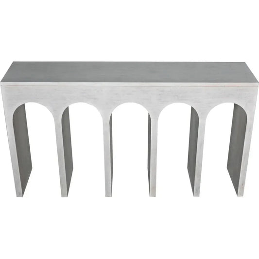 Bridge Rectangular Wood Console Table