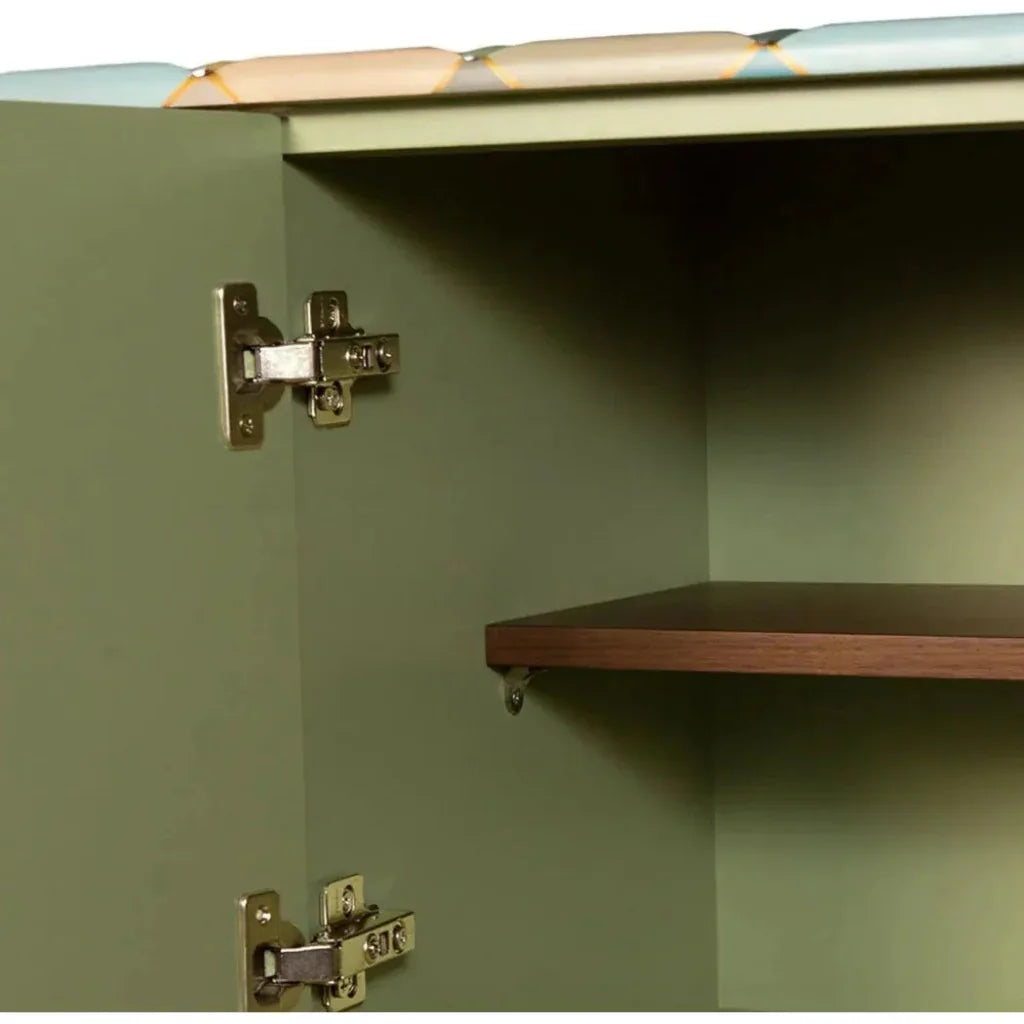 Bright Rainbow Diamond Wood Credenza - LOOMLAN - Victor Betancourt - Sideboards