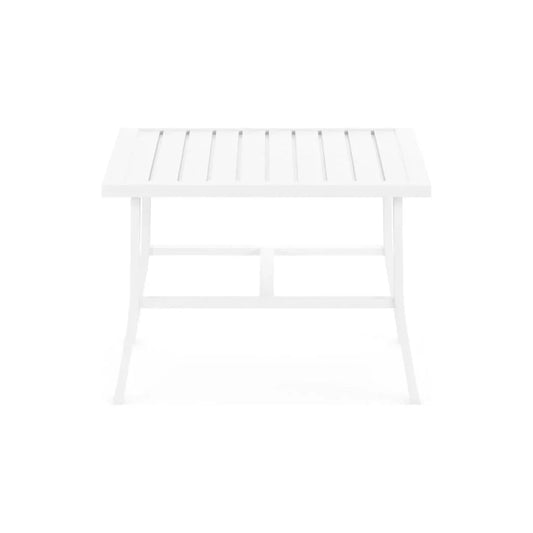 Bristol Aluminum Square Outdoor End Table - LOOMLAN - Sunset West - Outdoor Side Tables