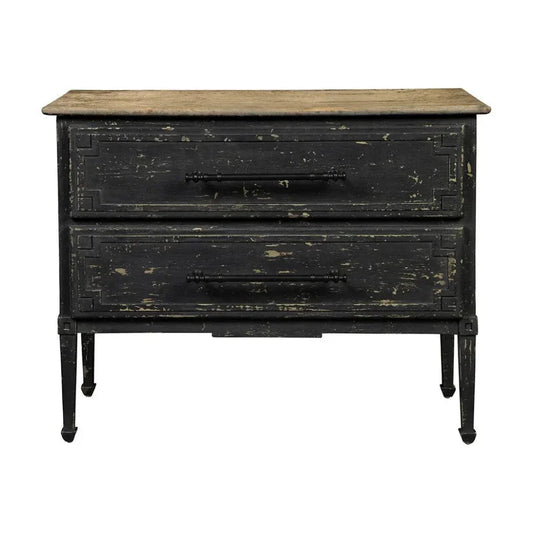 Brockton Wooden Black Chest - LOOMLAN - Furniture Classics - Chests