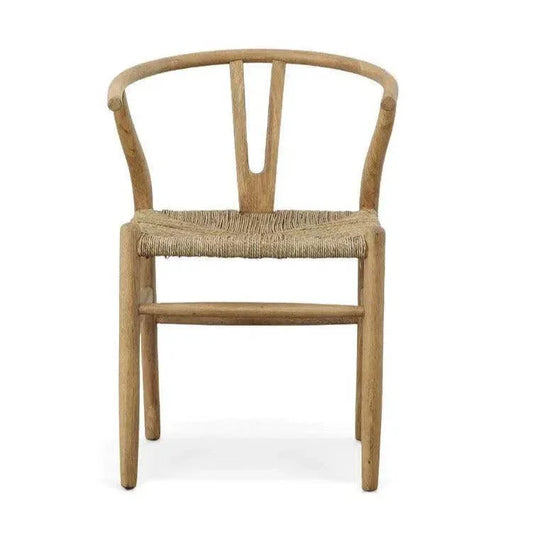 Broomstick Wood Framed Armless Dining Chair - LOOMLAN - Furniture Classics - Dining Chairs