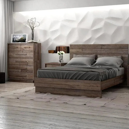 Brown Reclaimed Solid Wood Nevada 6 Drawer Chest - LOOMLAN - LH Imports - Chests