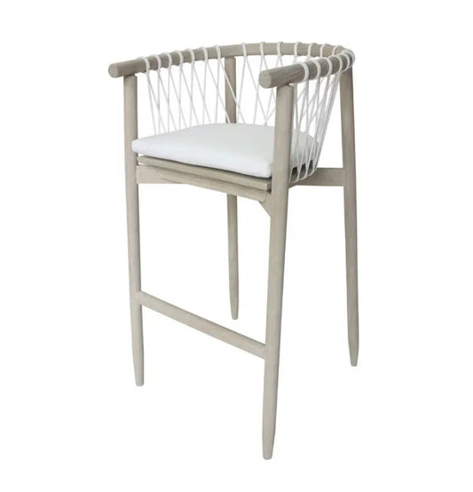 Brown Wood Strand Counter Stool