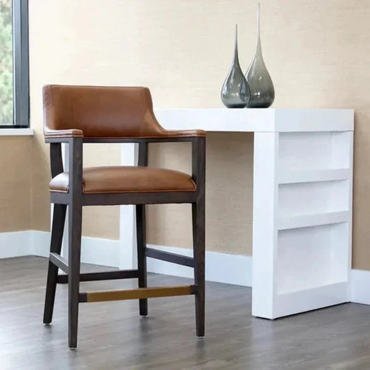 Brylea Leather Counter Stool - LOOMLAN - SUNPAN - Counter Stools