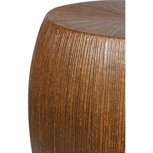 Bud Stool/Accent Table - Red Outdoor End Table-Garden Stools-Seasonal Living-LOOMLAN