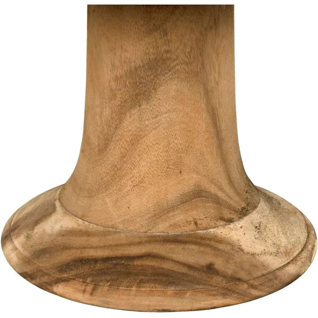 Buddha Natural Teal Wood Armless Chair - LOOMLAN - Noir - Accent Chairs