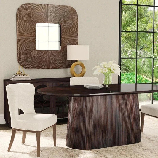 Burton Wood Black Server - LOOMLAN - Bassett Mirror - Sideboards