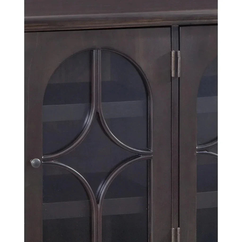 Burton Wood Black Server - LOOMLAN - Bassett Mirror - Sideboards