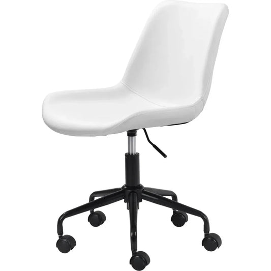 Byron Office Chair White-Office Chairs-Zuo Modern-LOOMLAN