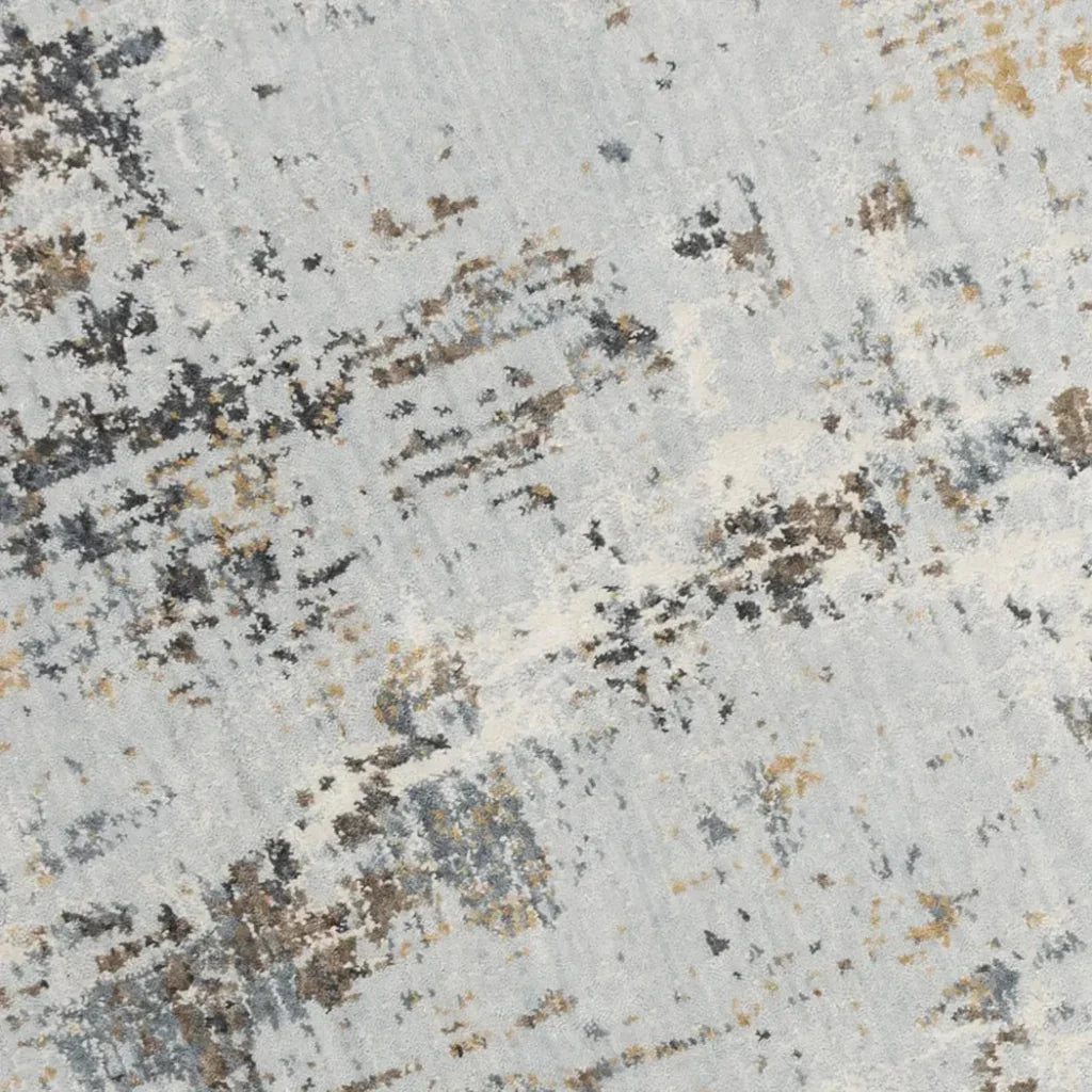 Caer Abstract Blue Large Area Rugs For Living Room - LOOMLAN - LOOMLAN - Area Rugs