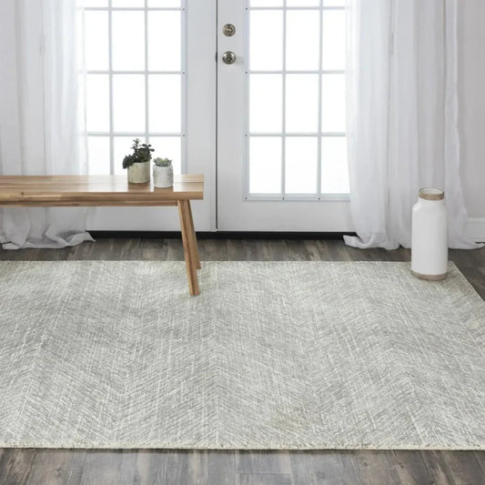 Cafa Chevron Gray Area Rugs For Living Room - LOOMLAN - LOOMLAN - Area Rugs