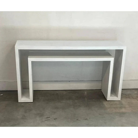 Caine Rectangle Wooden Console Table