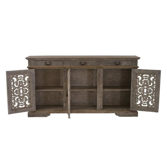 Calada Wooden Brown Buffet - LOOMLAN - Peninsula Home - Buffets