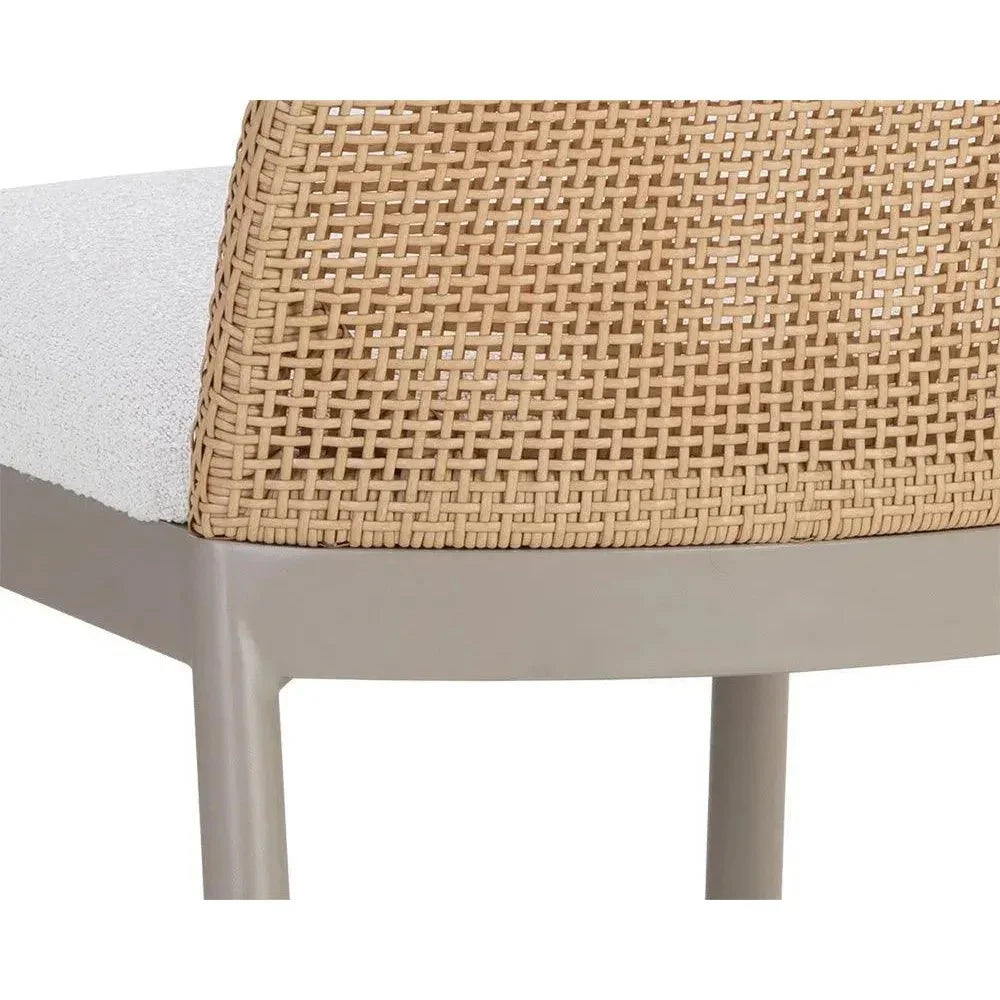 Calandri Fabric Outdoor Counter Stool - LOOMLAN - SUNPAN - Counter Stools