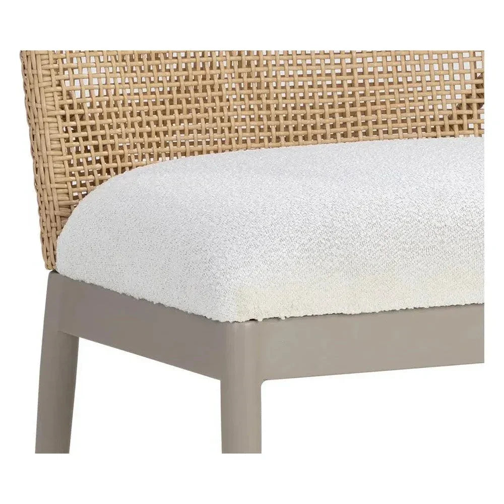 Calandri Fabric Outdoor Dining Chair 2PC-Outdoor Dining Chairs-SUNPAN-LOOMLAN