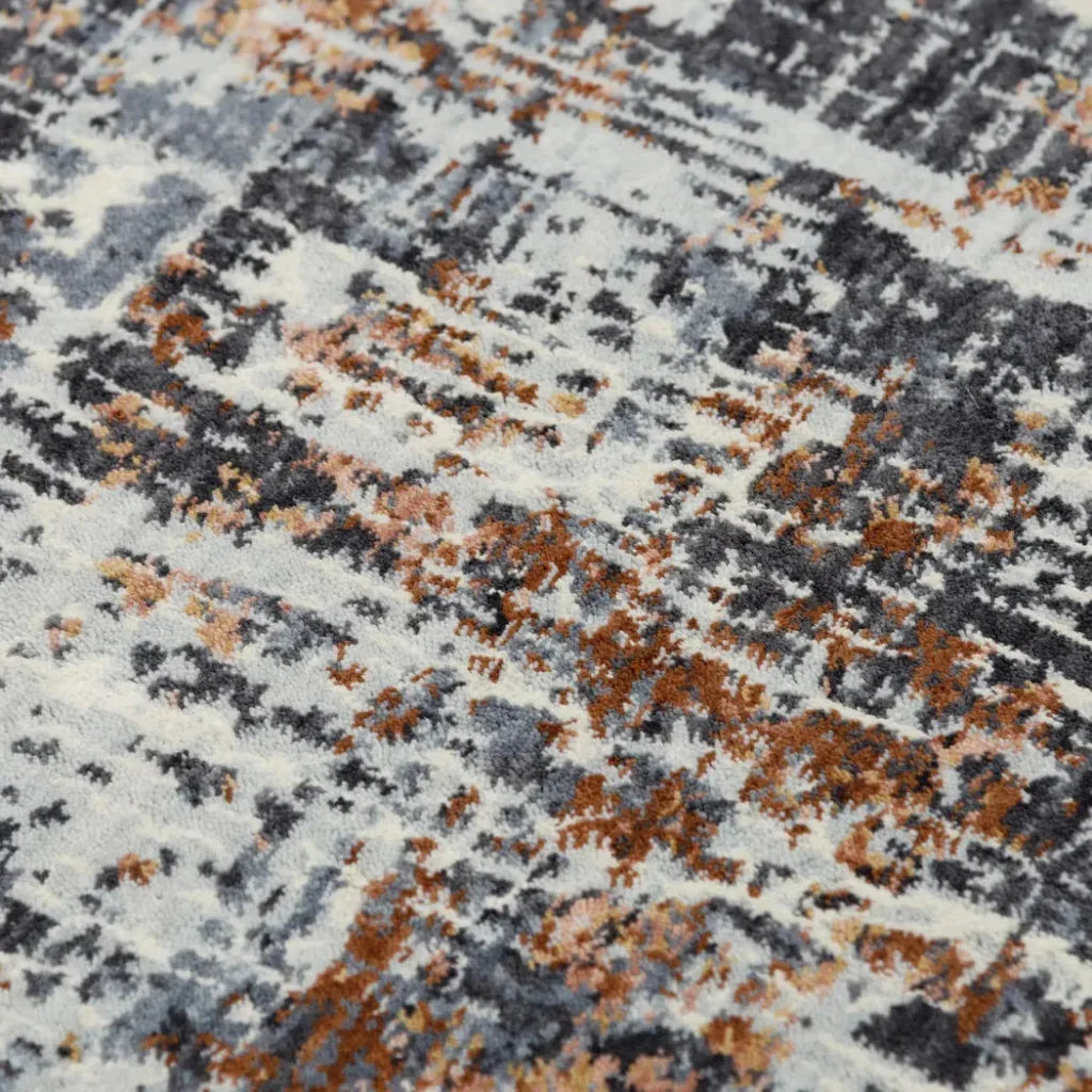 Cale Abstract Blue Large Area Rugs For Living Room - LOOMLAN - LOOMLAN - Area Rugs