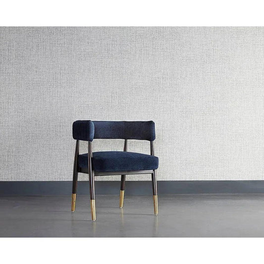 Callem Fabric Dining Armchair - LOOMLAN - SUNPAN - Dining Chairs