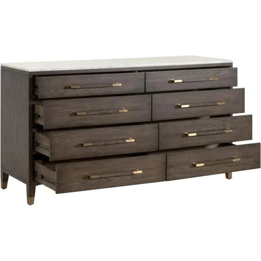 Cambria 8 - Drawer Double Dresser - LOOMLAN - Essentials For Living - Dressers