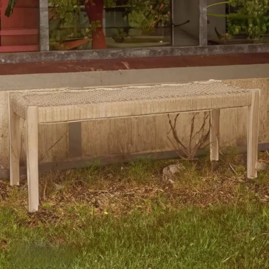 Cameo Coastal Dining Bench - LOOMLAN - Artesia - Dining Benches