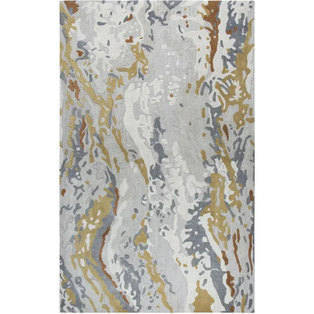 Cams Abstract Gray Large Area Rugs For Living Room - LOOMLAN - LOOMLAN - Area Rugs