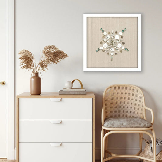 Caparazon Wood Brown Framed Wall Art