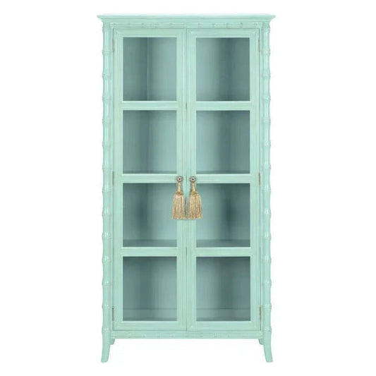 Cape Cod Linen Green Cabinet - LOOMLAN - Wildwood - Accent Cabinets