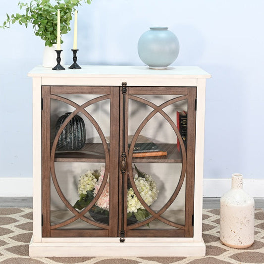 Cape Horizon Wooden White Accent Cabinet