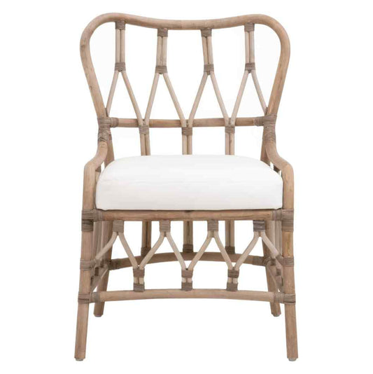 Caprice Fabric Armless Dining Chair 2PC