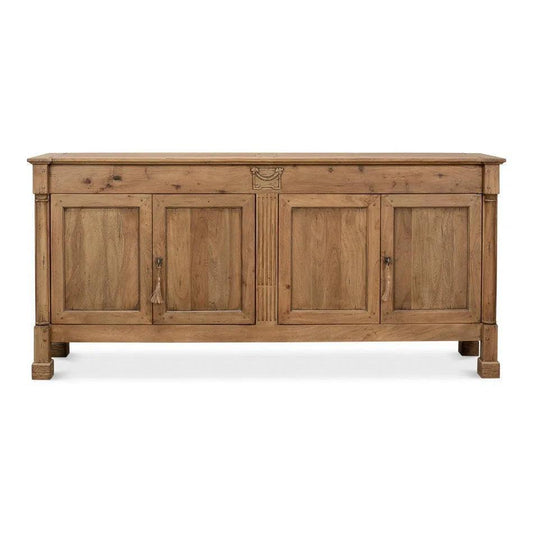 Caracole Credenza Cabinet for Living Room Driftwood - LOOMLAN - Sarreid - Sideboards