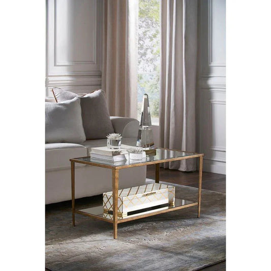 Carson Iron Made Rectangular Cocktail Table - LOOMLAN - Chelsea House - Coffee Tables