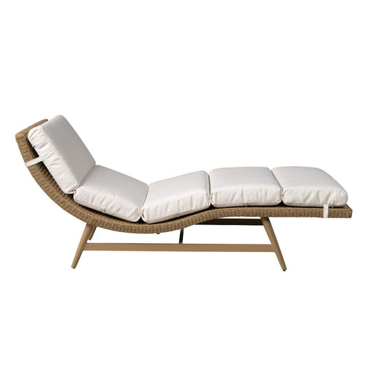 Cascade Aluminum Outdoor Chaise-Outdoor Chaises-Lloyd Flanders-LOOMLAN