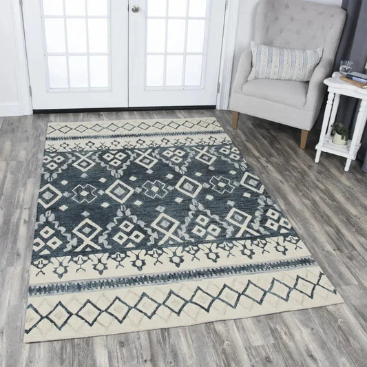 Case Tribal Motif Natural Large Area Rugs - LOOMLAN - LOOMLAN - Area Rugs