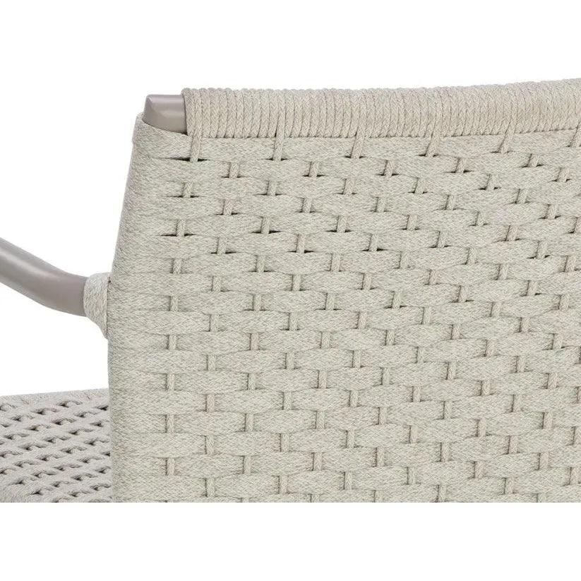 Casella Stackable Dining Armchair Cream - Classic 2PC-Outdoor Dining Chairs-SUNPAN-LOOMLAN