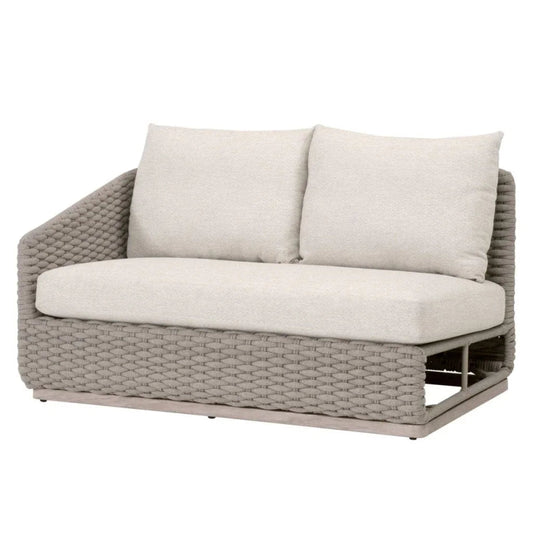Caspian Olefin Fabric Outdoor Modular Arm Sofa - LOOMLAN - Essentials For Living - Outdoor Sofas & Loveseats