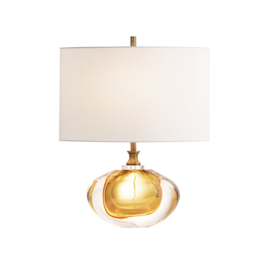 Celestial Brown Glass Table Lamp