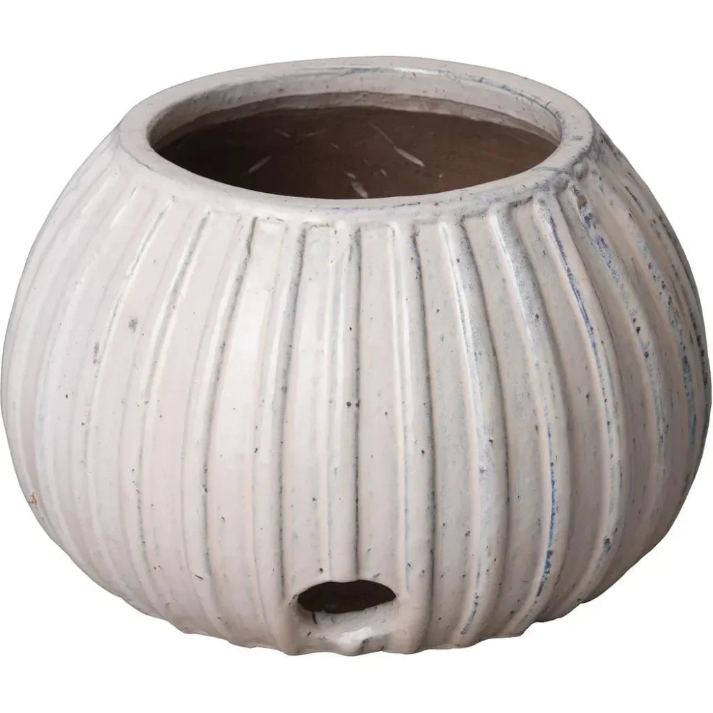 Ceramic Hose Round Planter - LOOMLAN - Emissary - Planters
