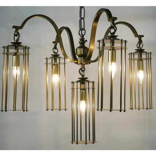 Chandler Metal Chandelier - LOOMLAN - Noir - Chandeliers