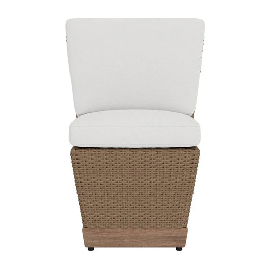 Charisma Aluminum Outdoor Armless Dining Chair-Outdoor Dining Chairs-Lloyd Flanders-LOOMLAN