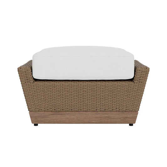 Charisma Aluminum Outdoor Ottoman-Outdoor Ottomans-Lloyd Flanders-LOOMLAN