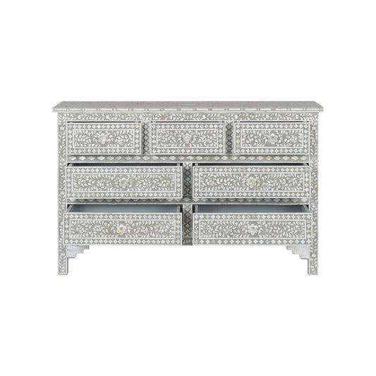 Charles Seven Drawers Grey Chest