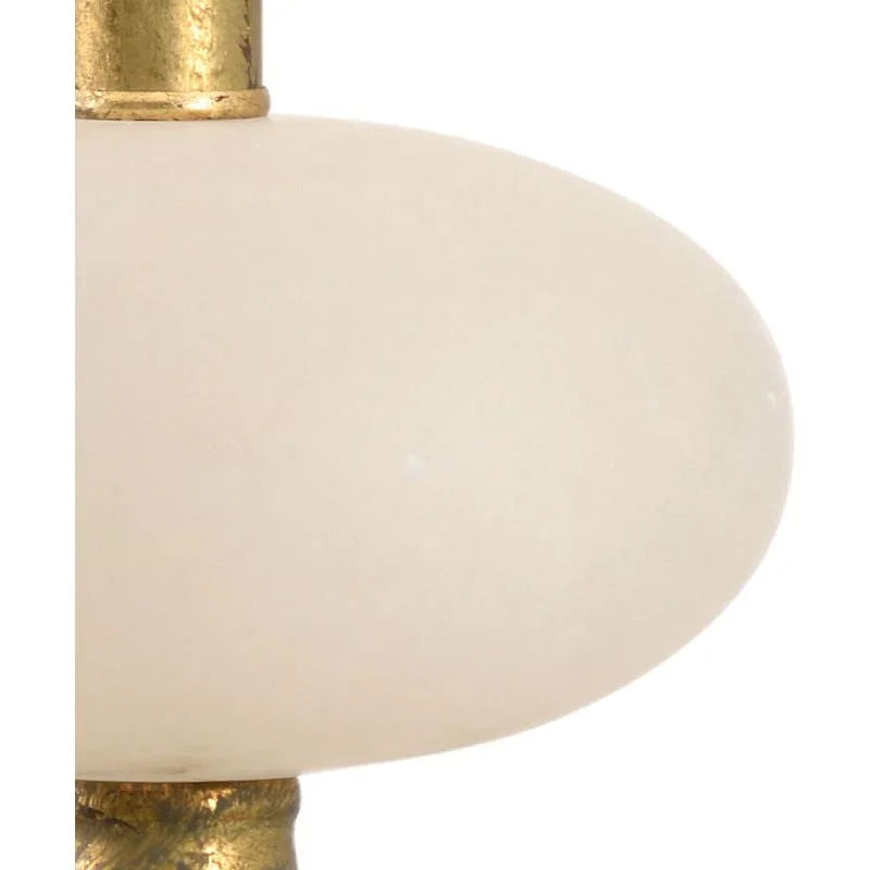Charlotte Natural White Alabaster Table Lamp - LOOMLAN - Chelsea House - Table Lamps